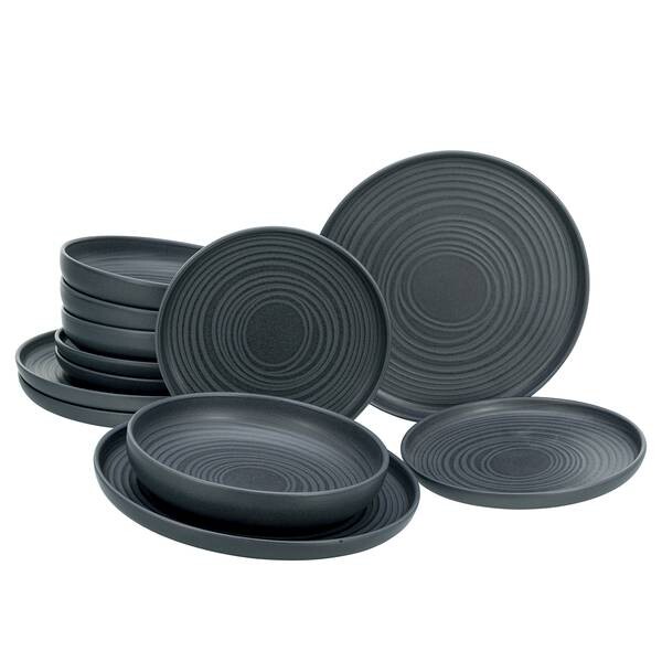 

Обеденный сервиз uno lava stone Creatable, черный