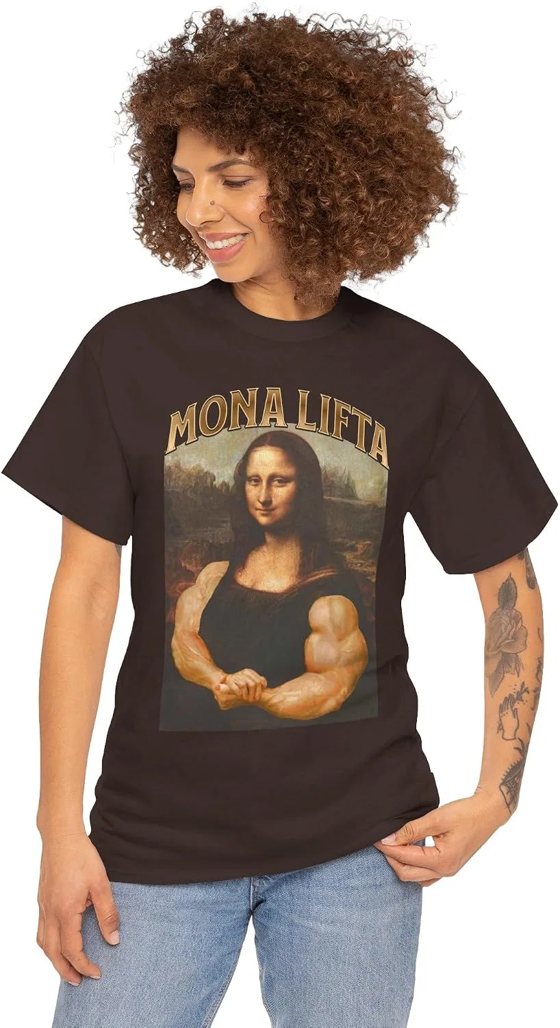 Футболка с принтом Mona Lifta Gildan 5000, Dark Chocolate — фото 2