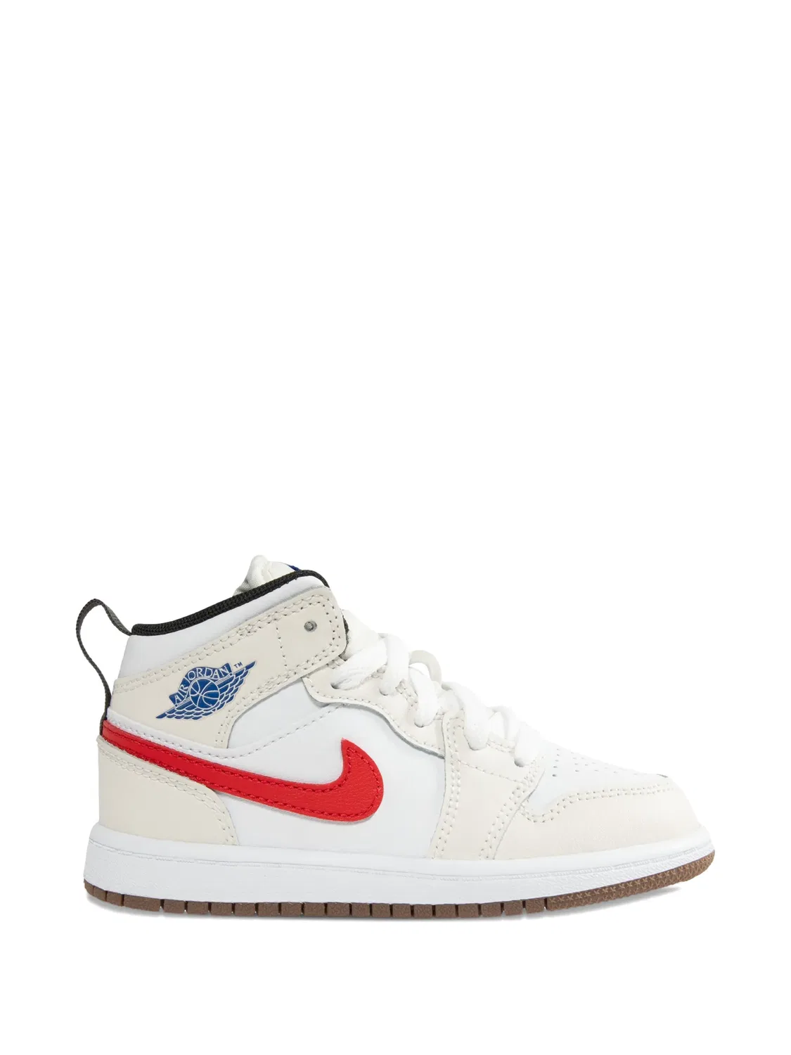 Кроссовки Jordan 1 Mid Jordan Kids, нейтральные цвета