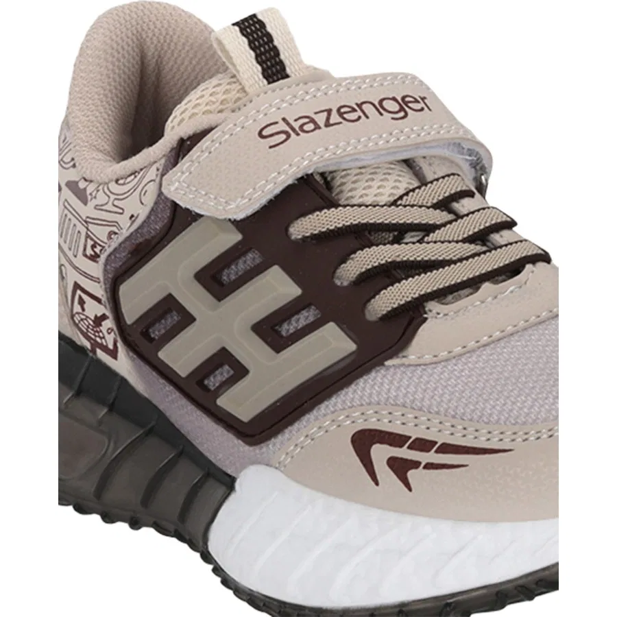 Кроссовки повседневные с липучкой Enzo Slazenger, Бежево-коричневый — фото 4