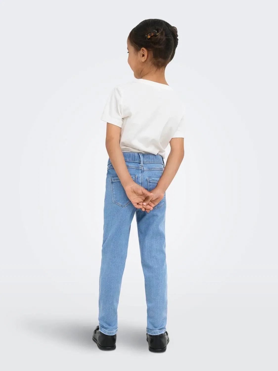 Джинсы узкие с принтом Kmgrain Mini Kids Only, синий — фото 3