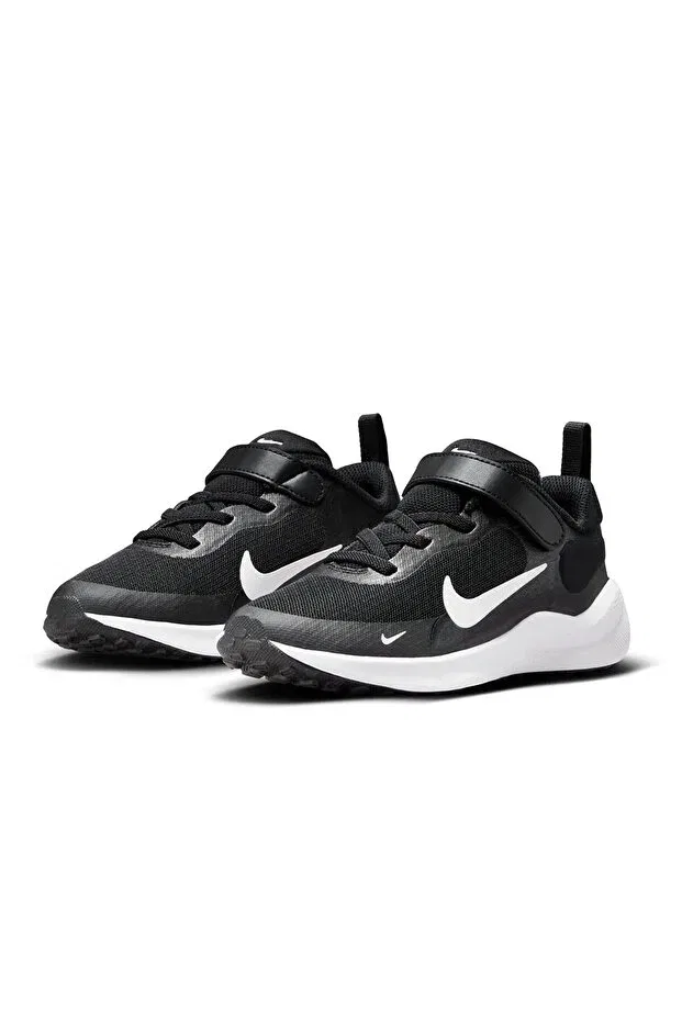 Детские кроссовки для девочек с шнуровкой Revolution 4 nn (ps) Nike, Black/Black6