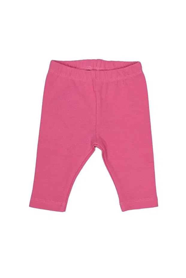 Детские леггинсы для девочек из рибаны Organickid, Pink