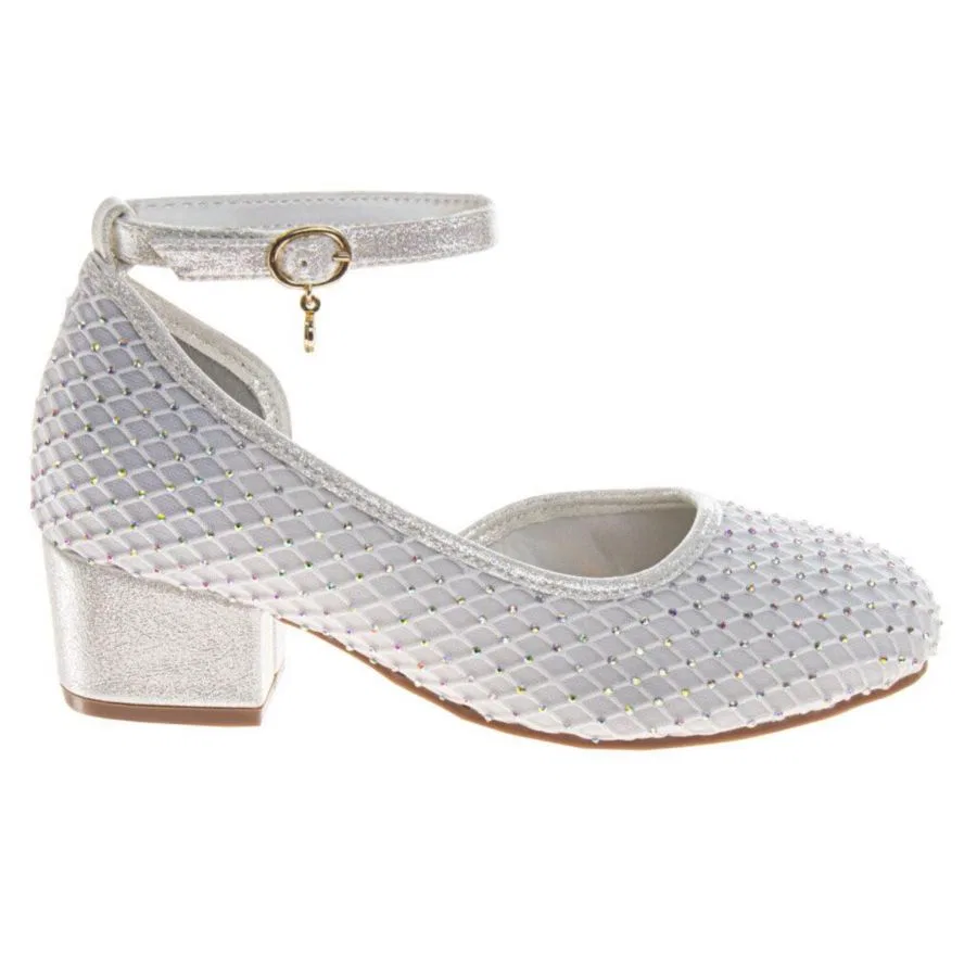 Сандалии для девочек Sparkle Shoes Badgley Mischka, White — фото 2