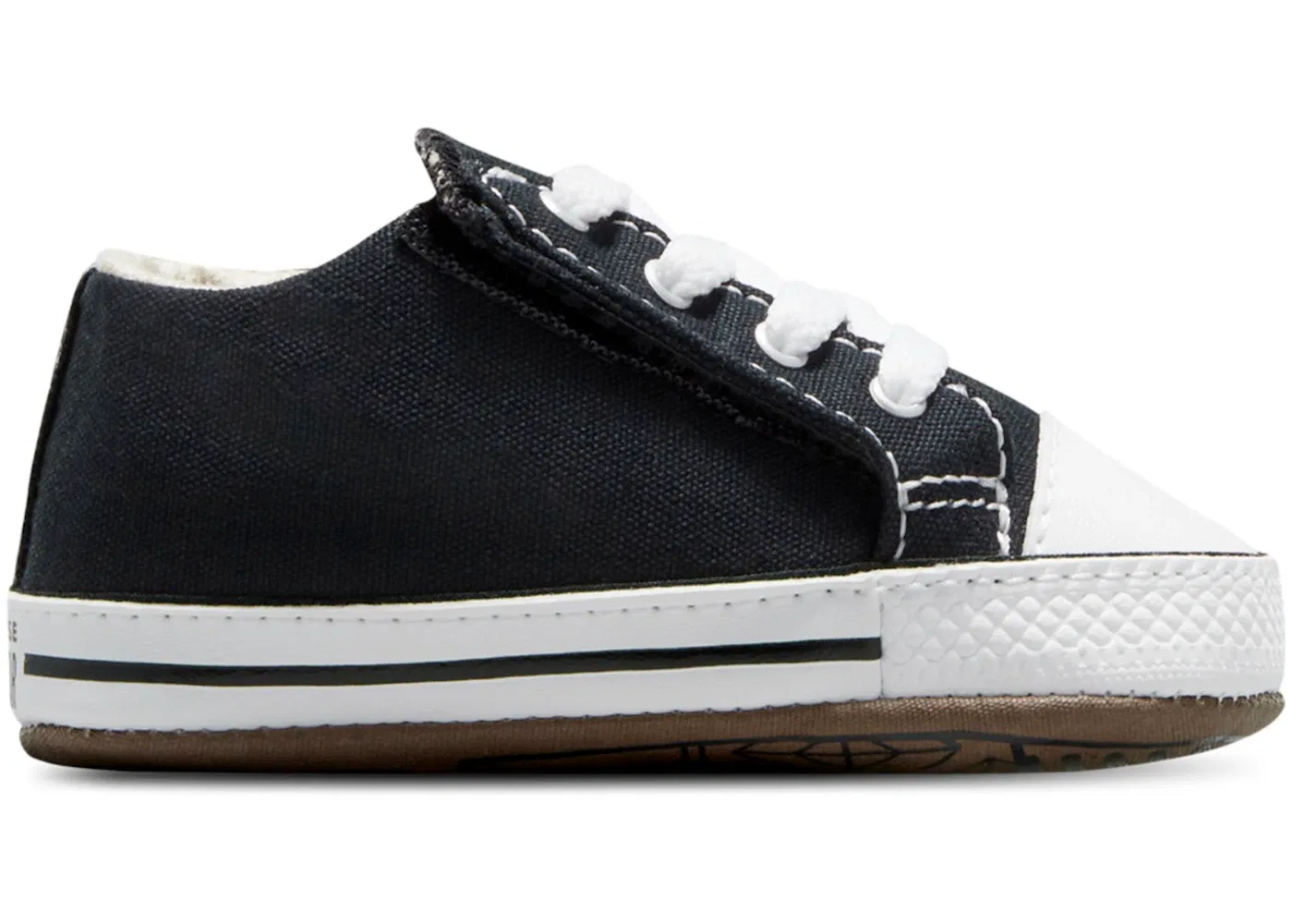 Детские кеды с принтом Converse Chuck Taylor All Star Cribster Canvas, Black/Natural Ivory/White