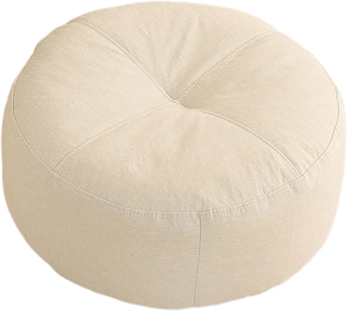Круглое напольное подушка из льна, BOKIOESDE, 40x15 см, Khaki — фото 3