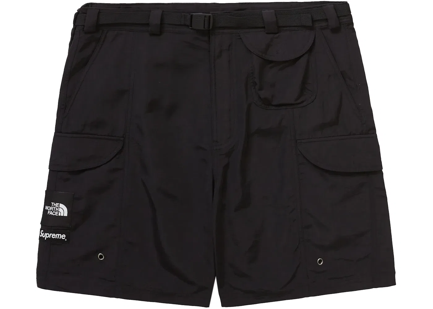 Мужские шорты с поясом Supreme The North Face, Black