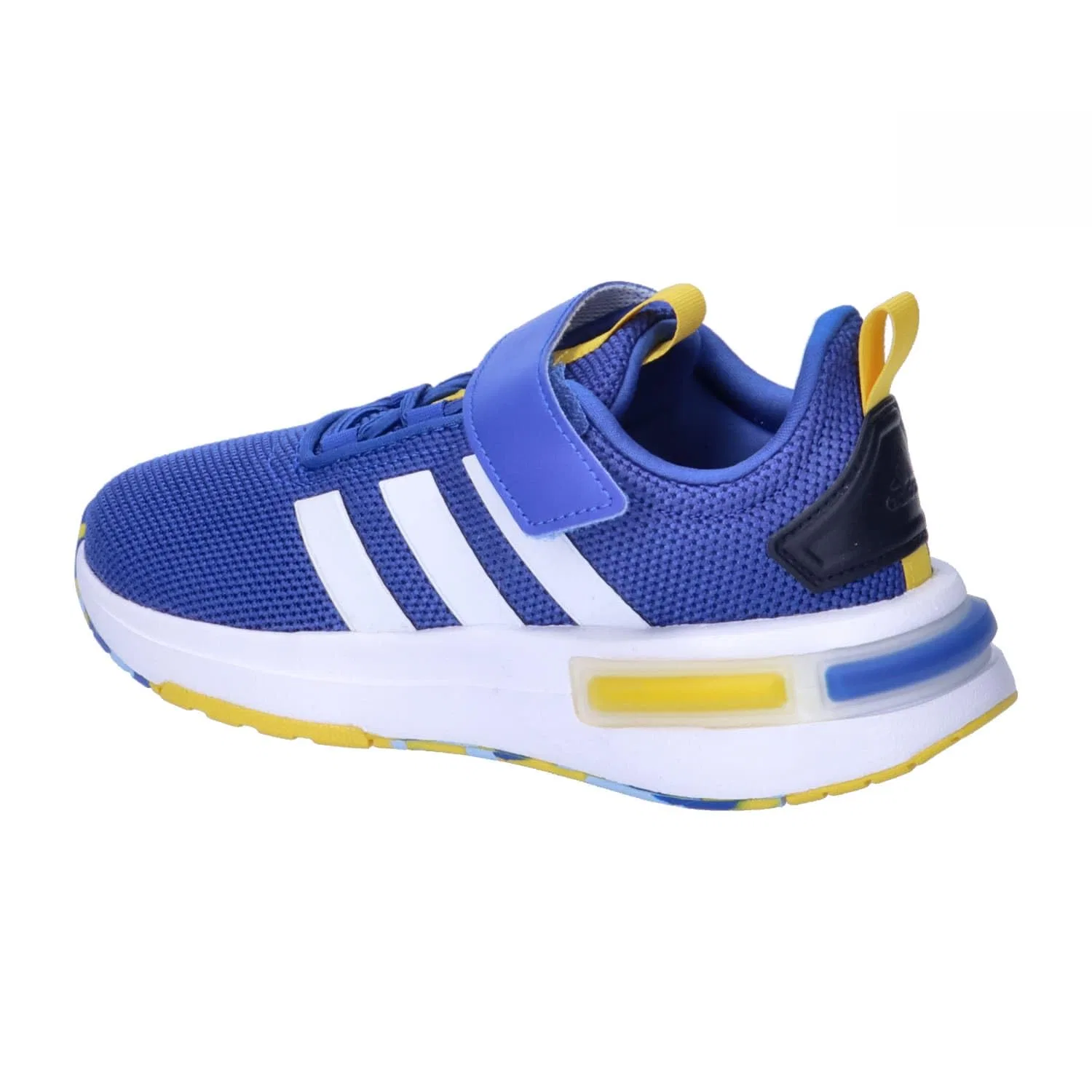 Детские кроссовки для мальчиков с шнуровкой Racer Tr23 Adidas, Team Royal Blue White Yellow — фото 4