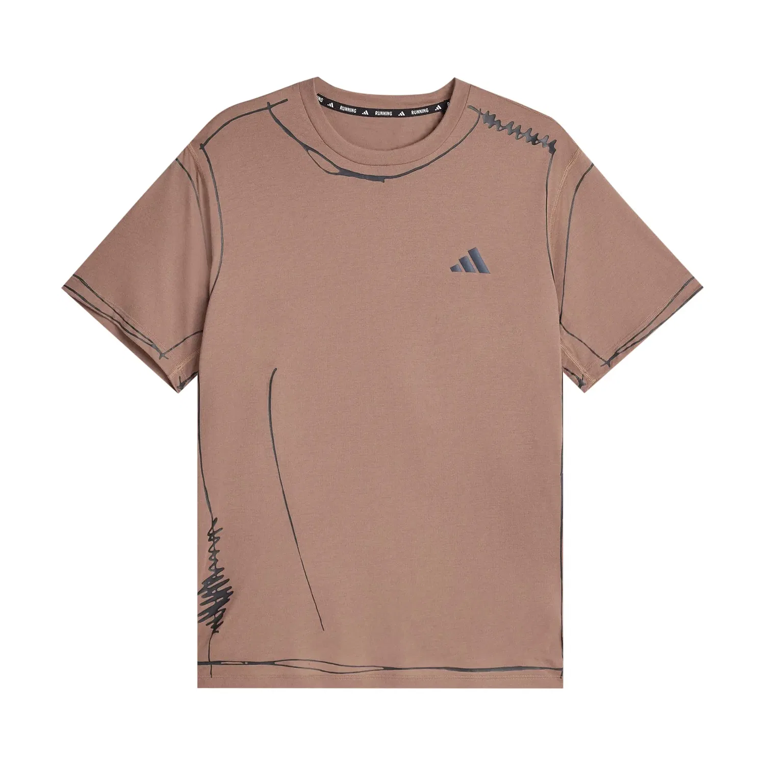 Футболка Adidas x Song For The Mute, коричневый