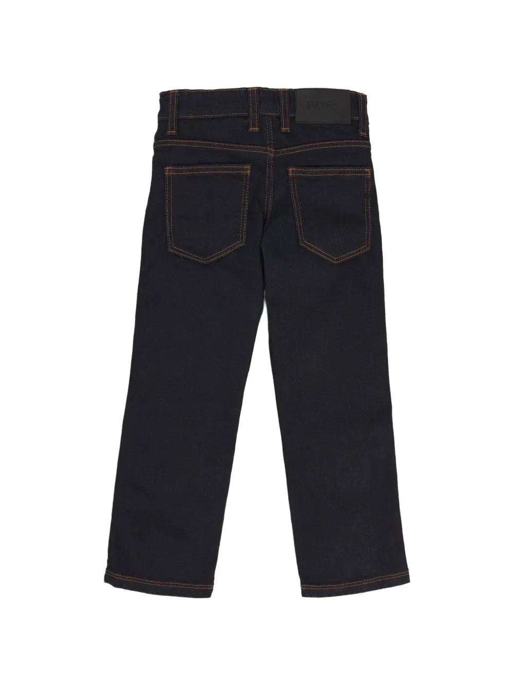 Джинсы с контрастной строчкой BOSS Kidswear, синий — фото 2