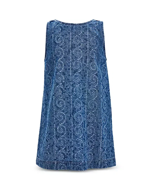 Детское платье для девочек без рукавов Versace, Medium Blue
