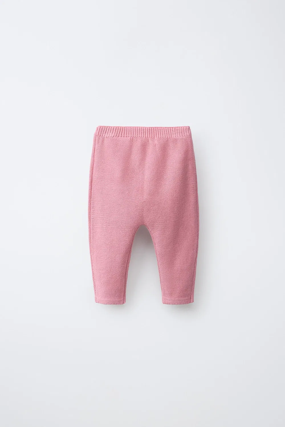 Вязаные брюки с аппликацией в виде бабочек ZARA, Mid-Pink — фото 2