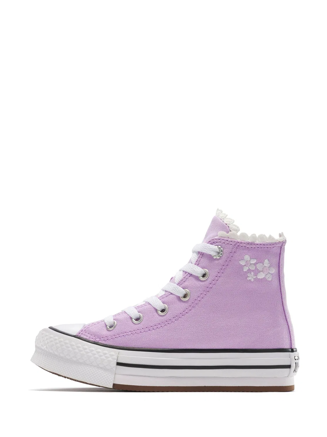 Кроссовки платформа Converse Chuck Taylor EVA Lift Bubble Flower, Purple — фото 2