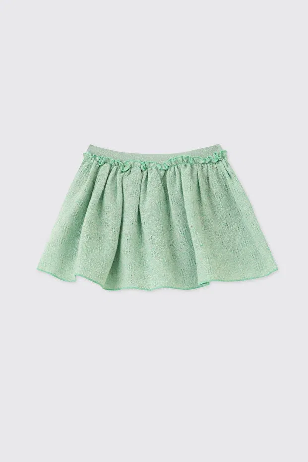Детская юбка для девочек с воланами Panço, Mint — фото 2