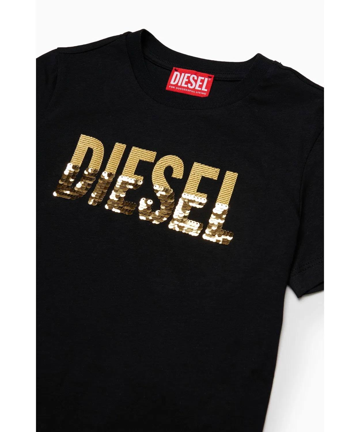Детская футболка с логотипом TPALLY DIESEL, Черный — фото 3