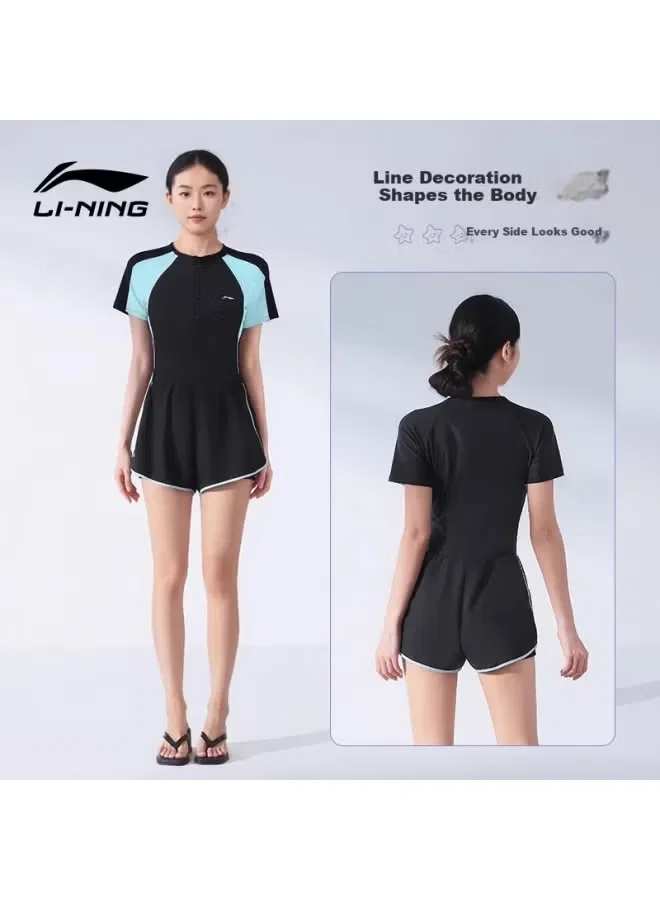 Купальник слитный с чашечками для девочек Li-Ning — фото 3