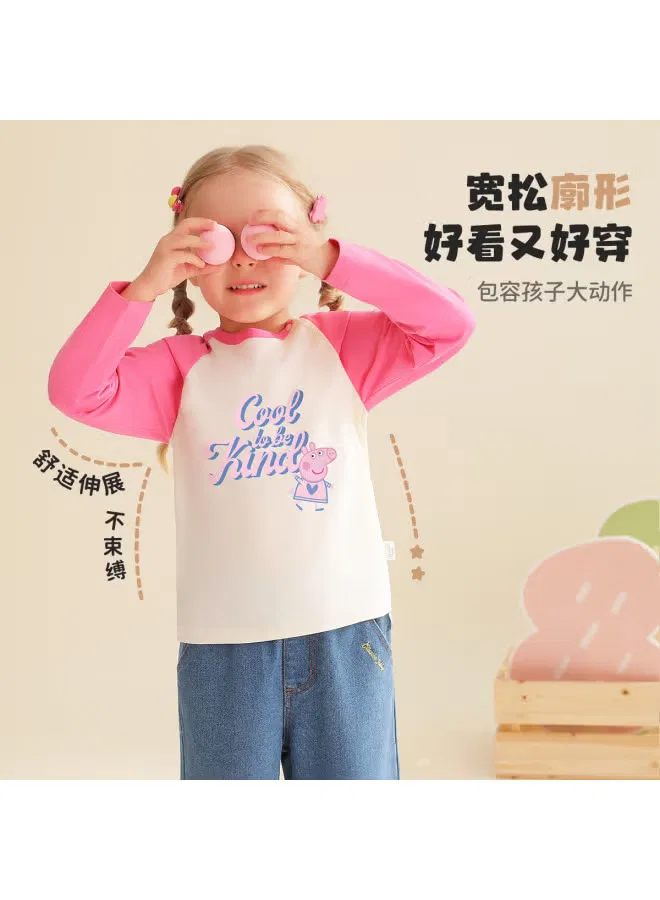 Футболка с длинным рукавом Peppa Pig, розовый — фото 4