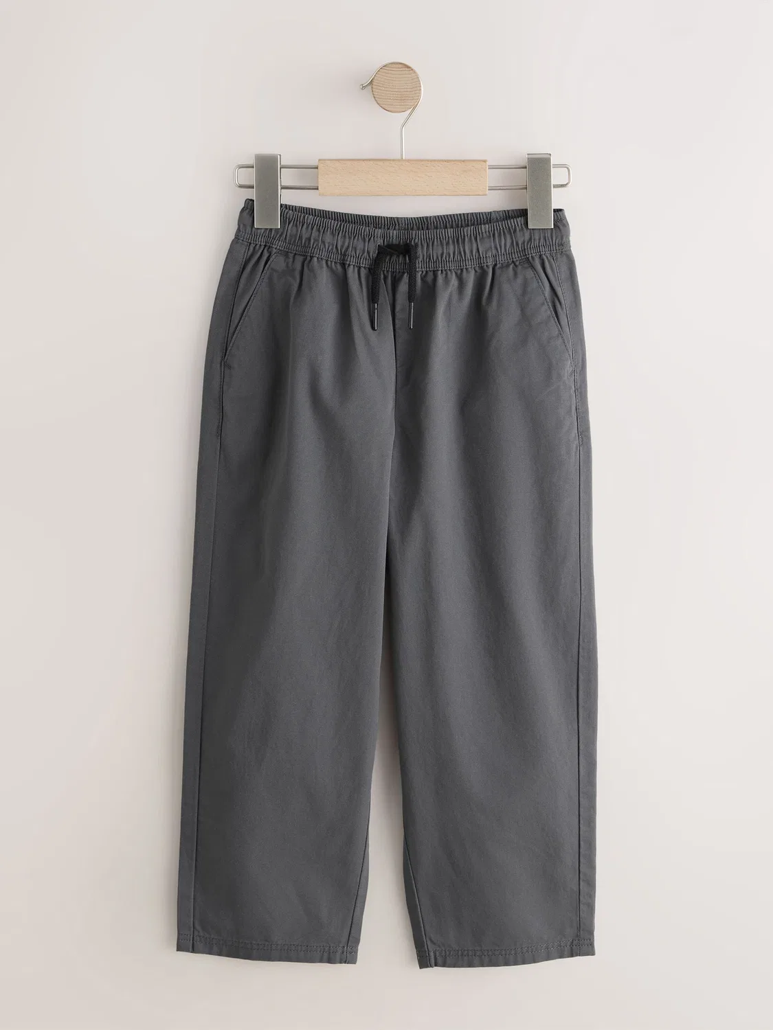 Брюки зауженные, модель Pull On Woven Next, угольно-серый — фото 4
