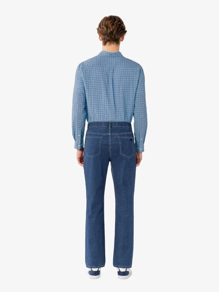 Джинсы мужские летние LACOSTE, Royal Blue — фото 3