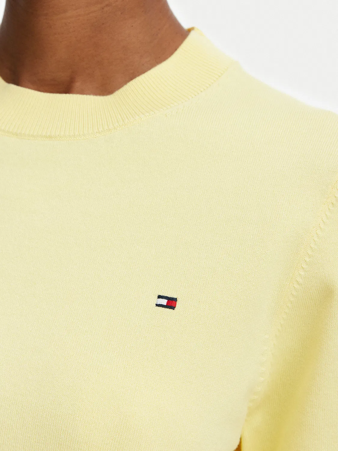 Женская футболка стандартного кроя Tommy Hilfiger, светло-желтый — фото 4