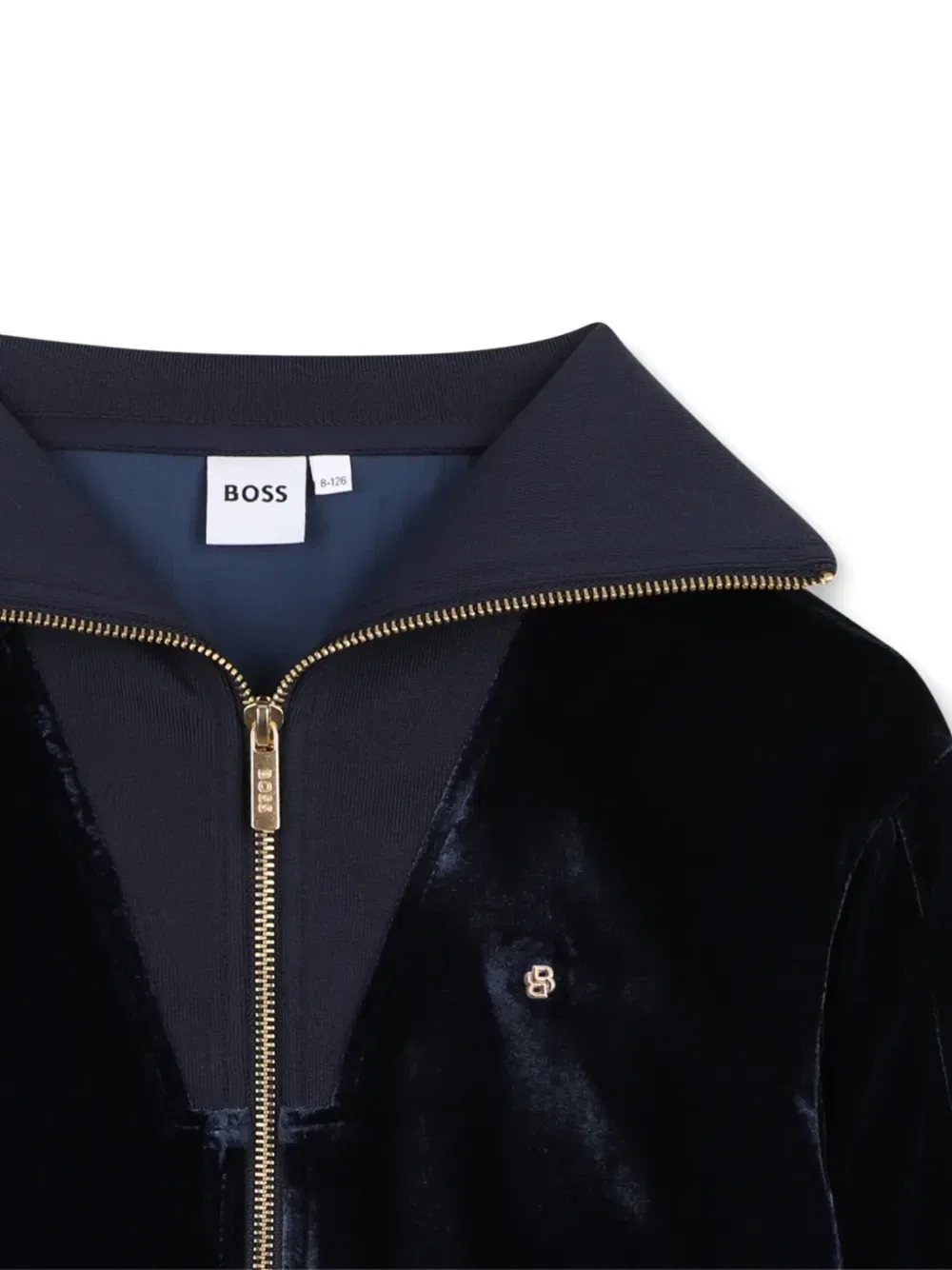 Кардиган на молнии Boss Kidswear, синий — фото 3