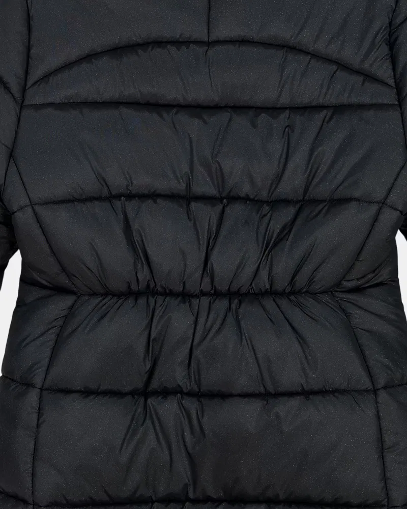 Парка утепленная с капюшоном UA Willow UnderArmour, Black/Campus Gold — фото 4