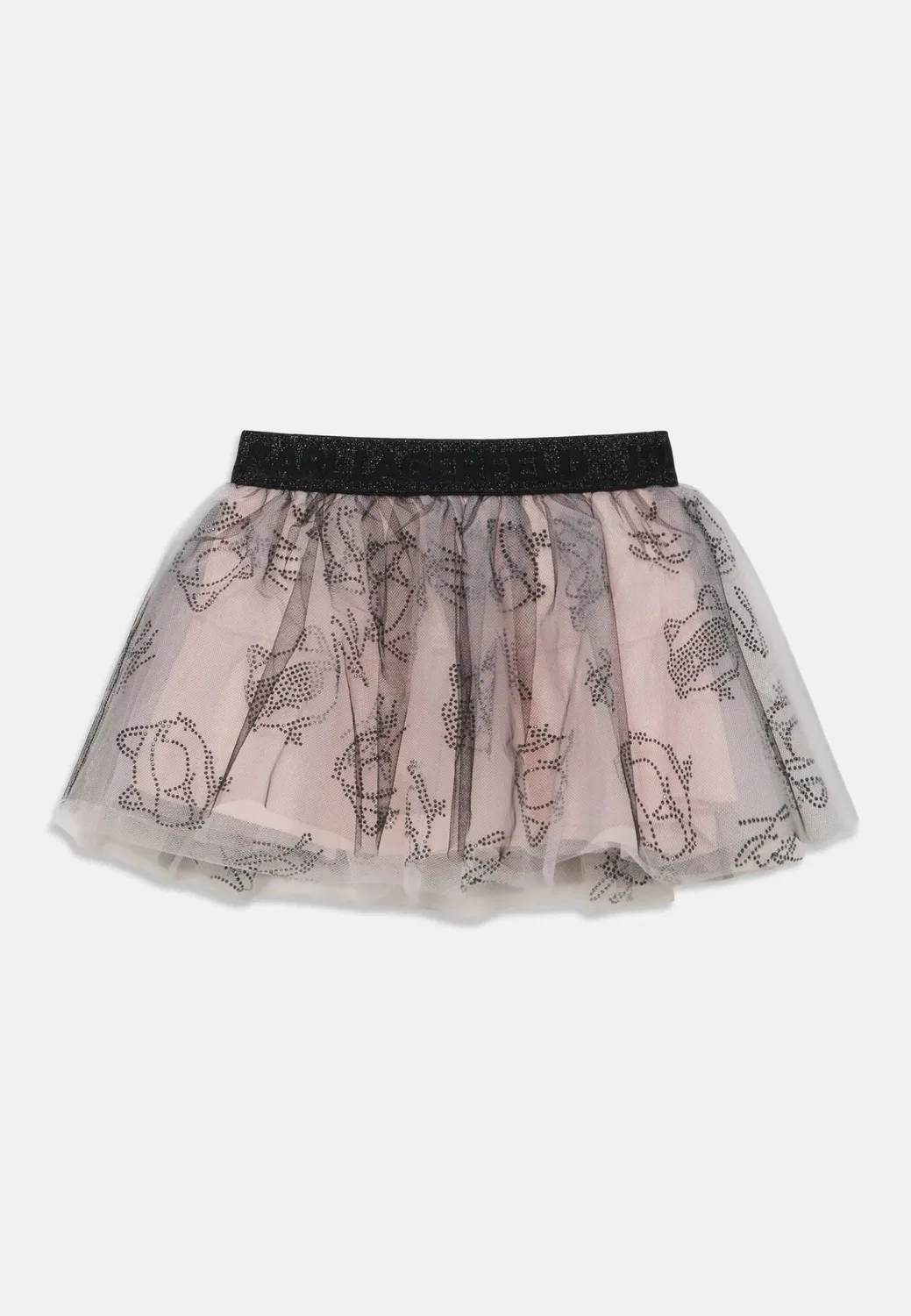 Комплект - толстовка Karl Lagerfeld Kids, Noir/Rose — фото 3