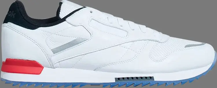 

Кроссовки classic leather ripple low Reebok, белый