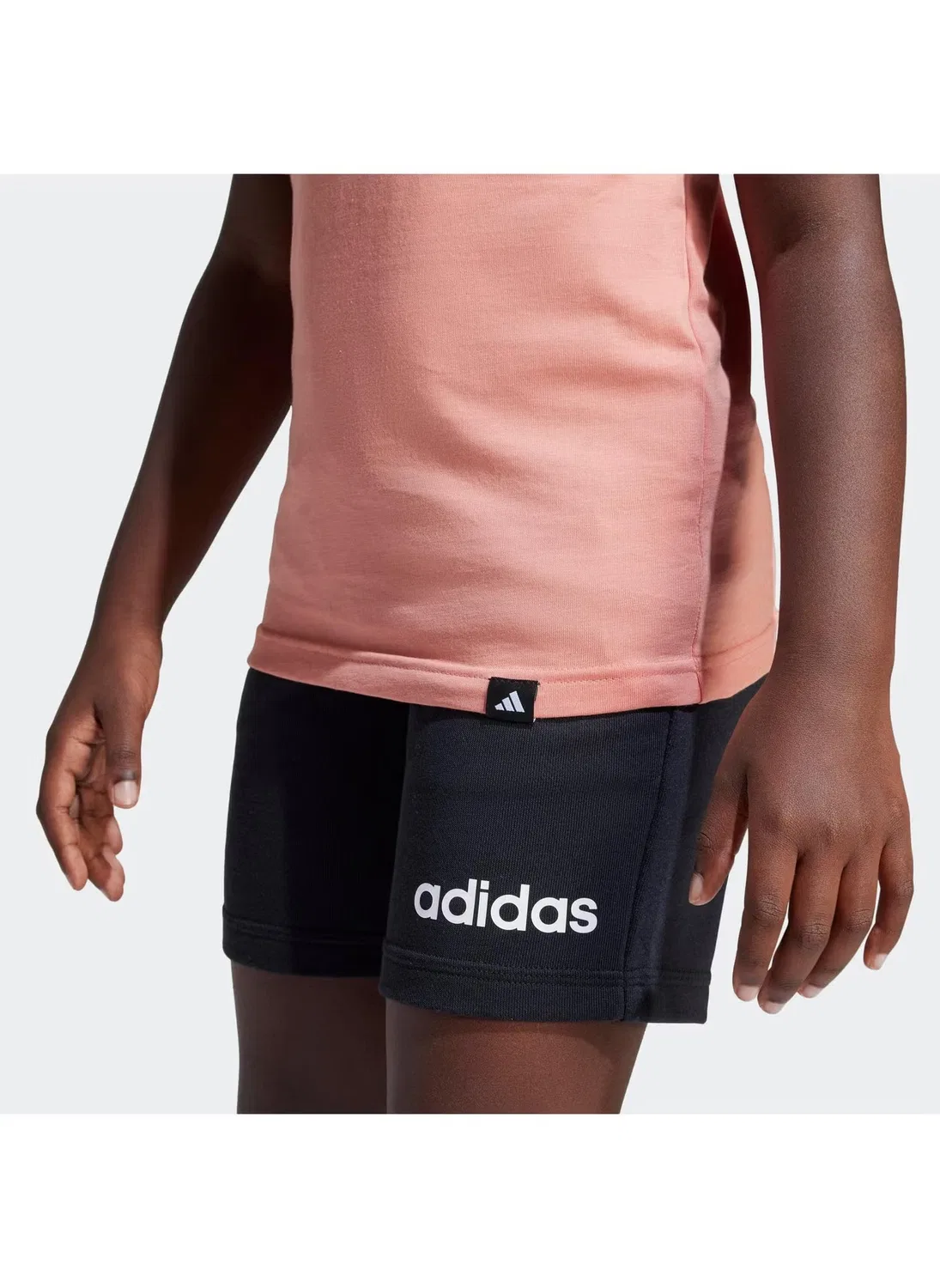 Футболка с принтом для малышей Adidas, желтый — фото 4