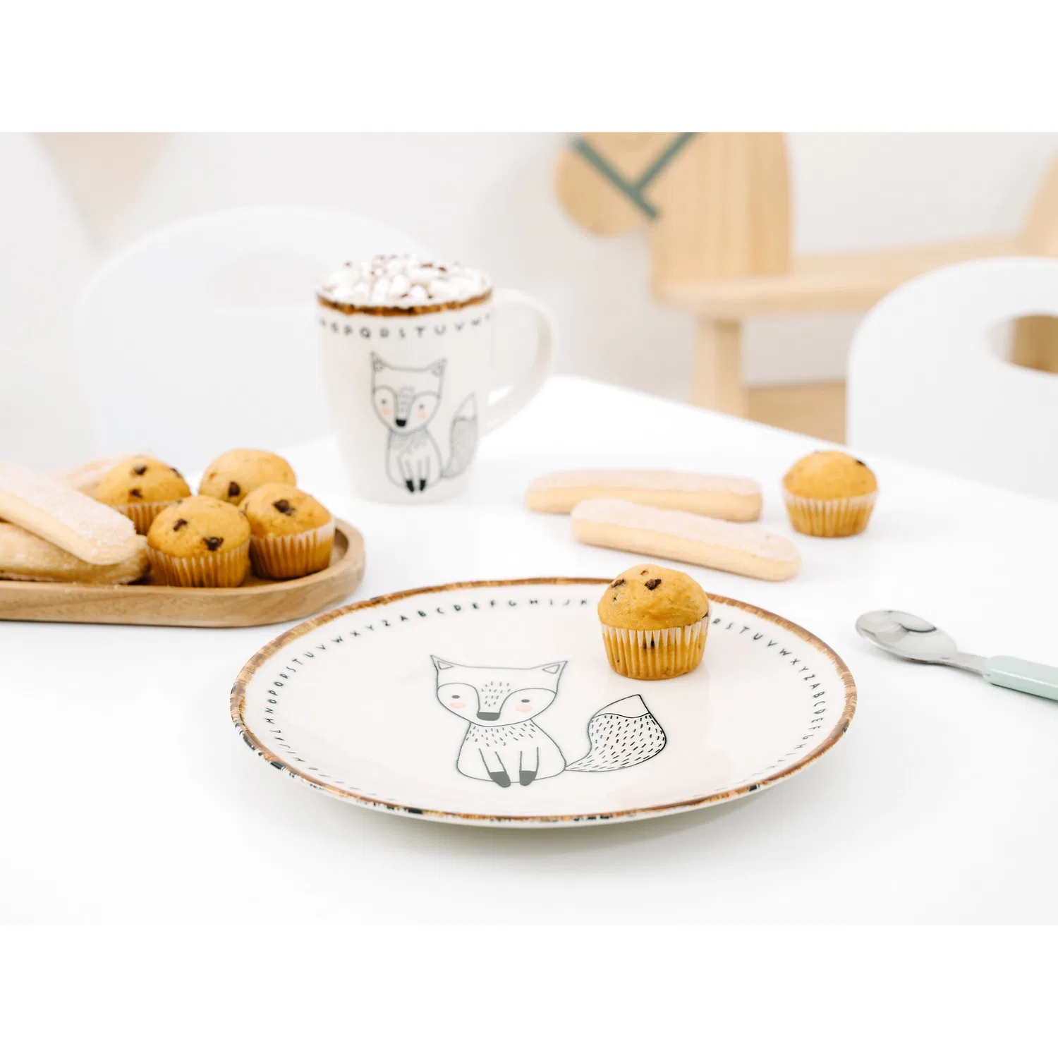 Детский набор посуды 3 предмета Freunde des Waldes Fuchs CreaTable, Fuchs — фото 4