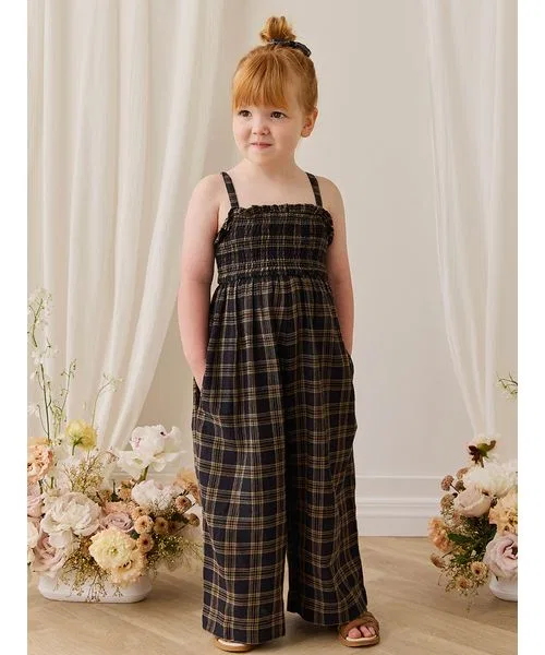 Детский комбинезон Woodland Check JAMIE KAY, Navy