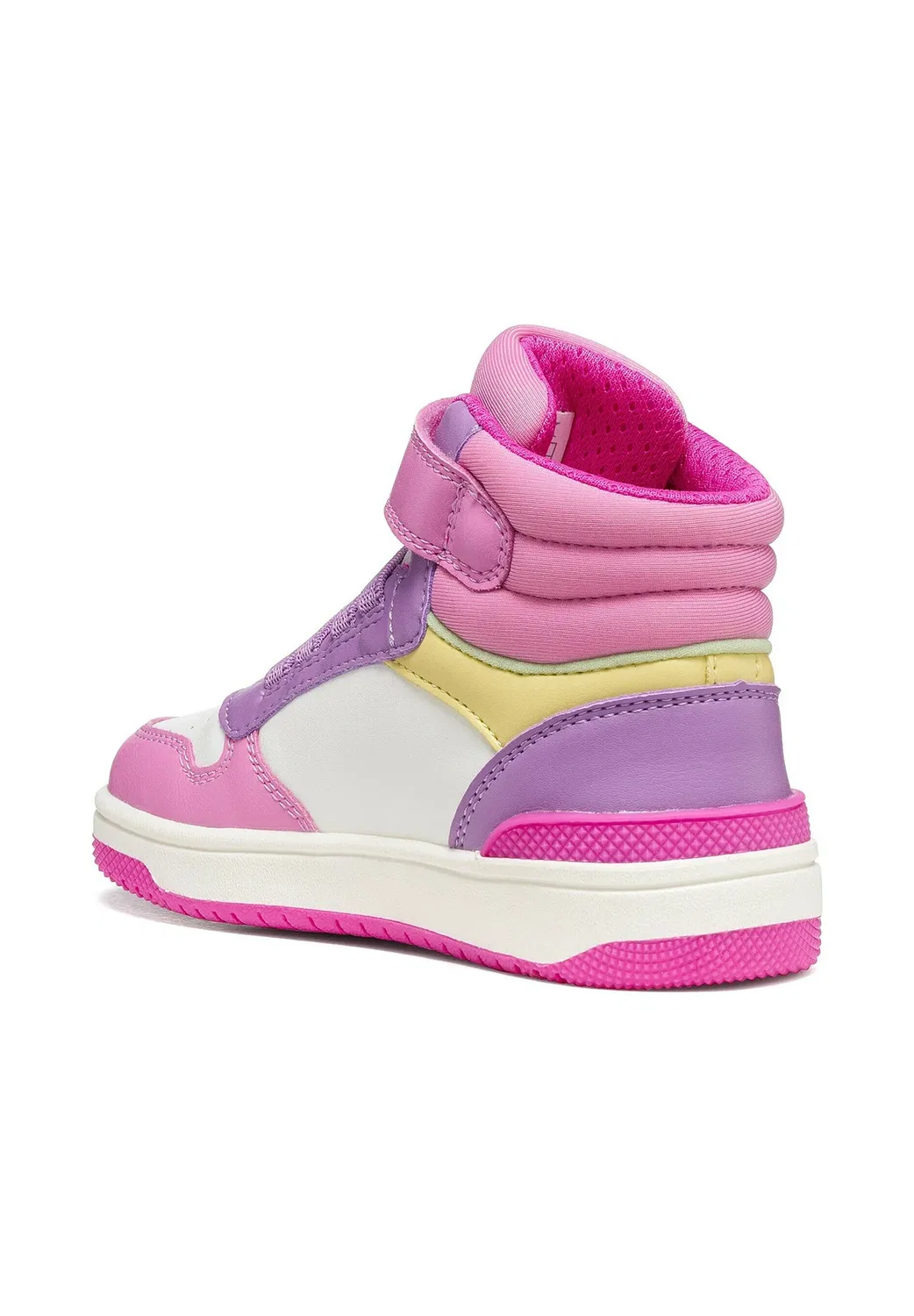 J washiba girl - детские туфельки Geox, Dark Pink Multicolor — фото 4