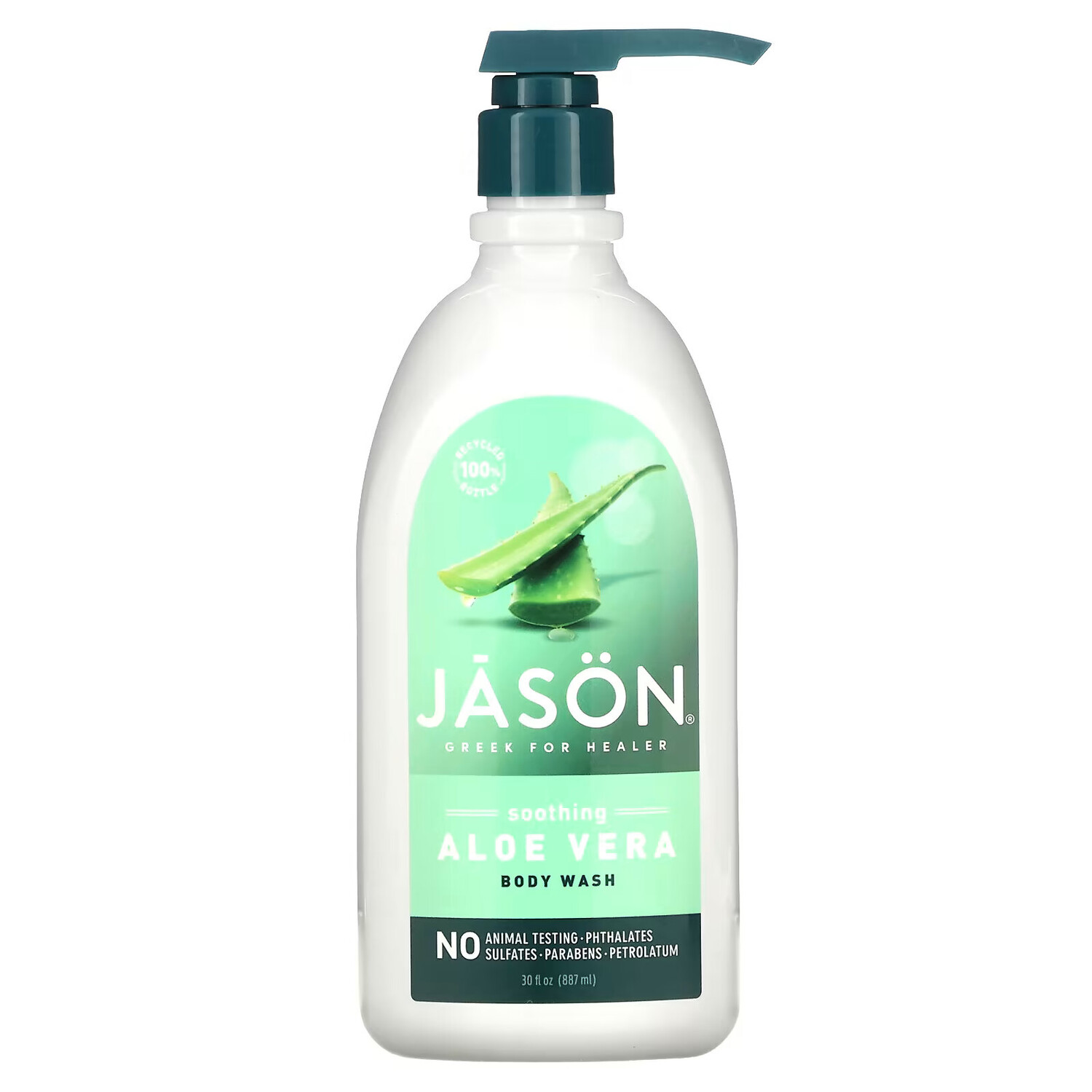 

Jason Natural, Натуральный гель для душа, успокаивающий, алоэ вера, 30 жидких унций (887 мл)