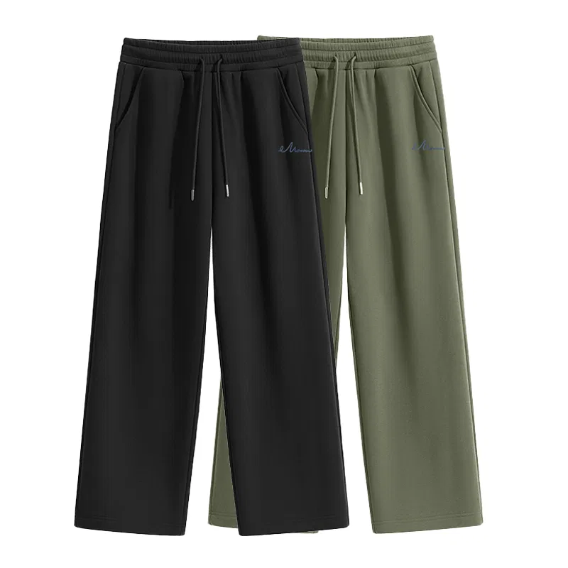 Детские штаны прямого кроя без рукавов MINISO, Черный (Fleece-Lined 2 Pack) + Palm Green Mz Freedom Pants Logo