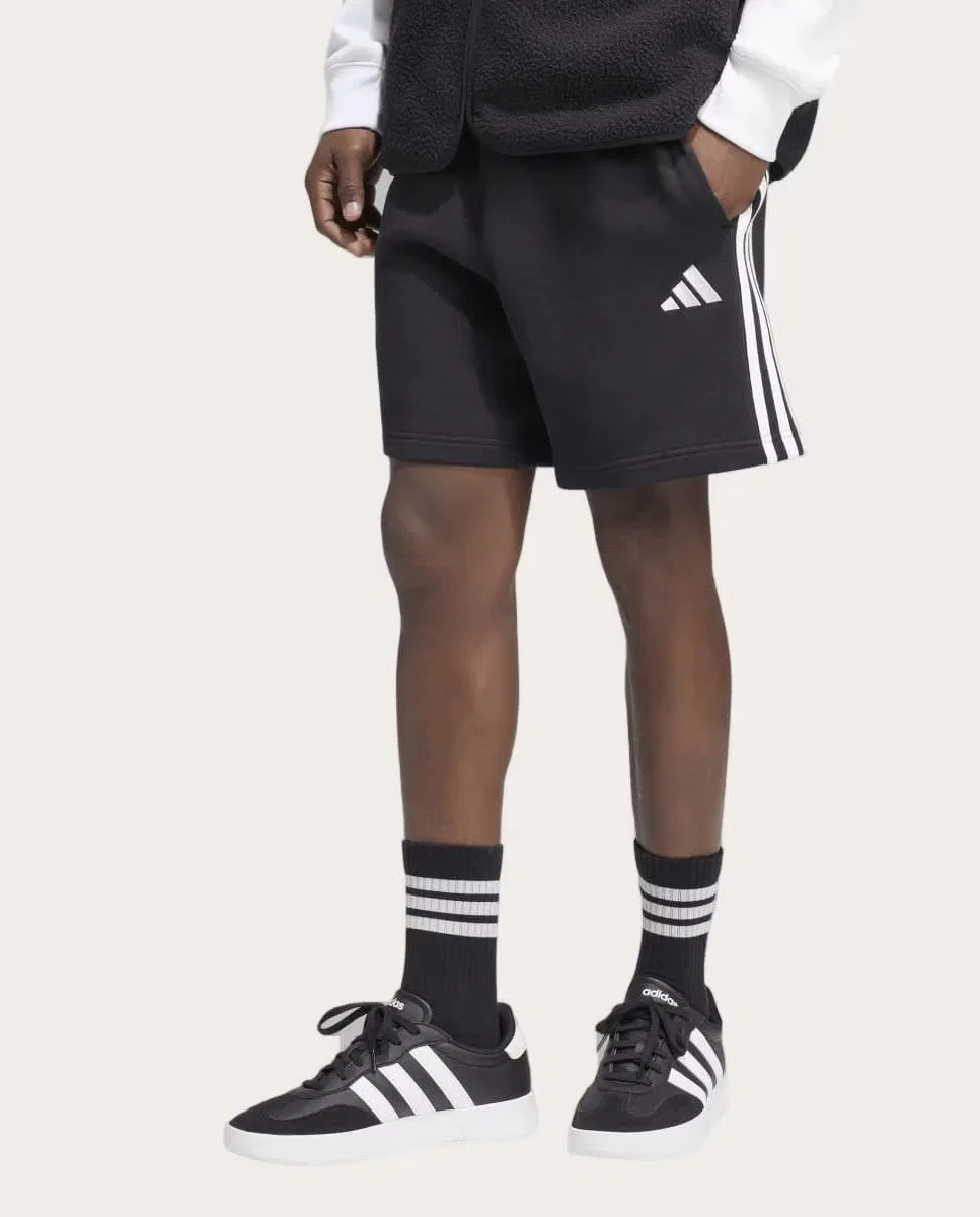 Мужские брюки короткий, Essentials, adidas, черный
