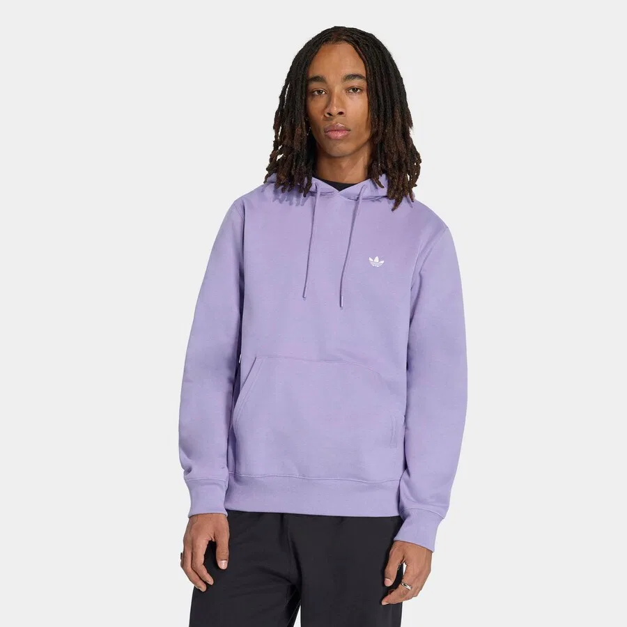 Толстовка ADIDAS ORIGINALS 'Trefoil Essentials' лавандового цвета — фото 4