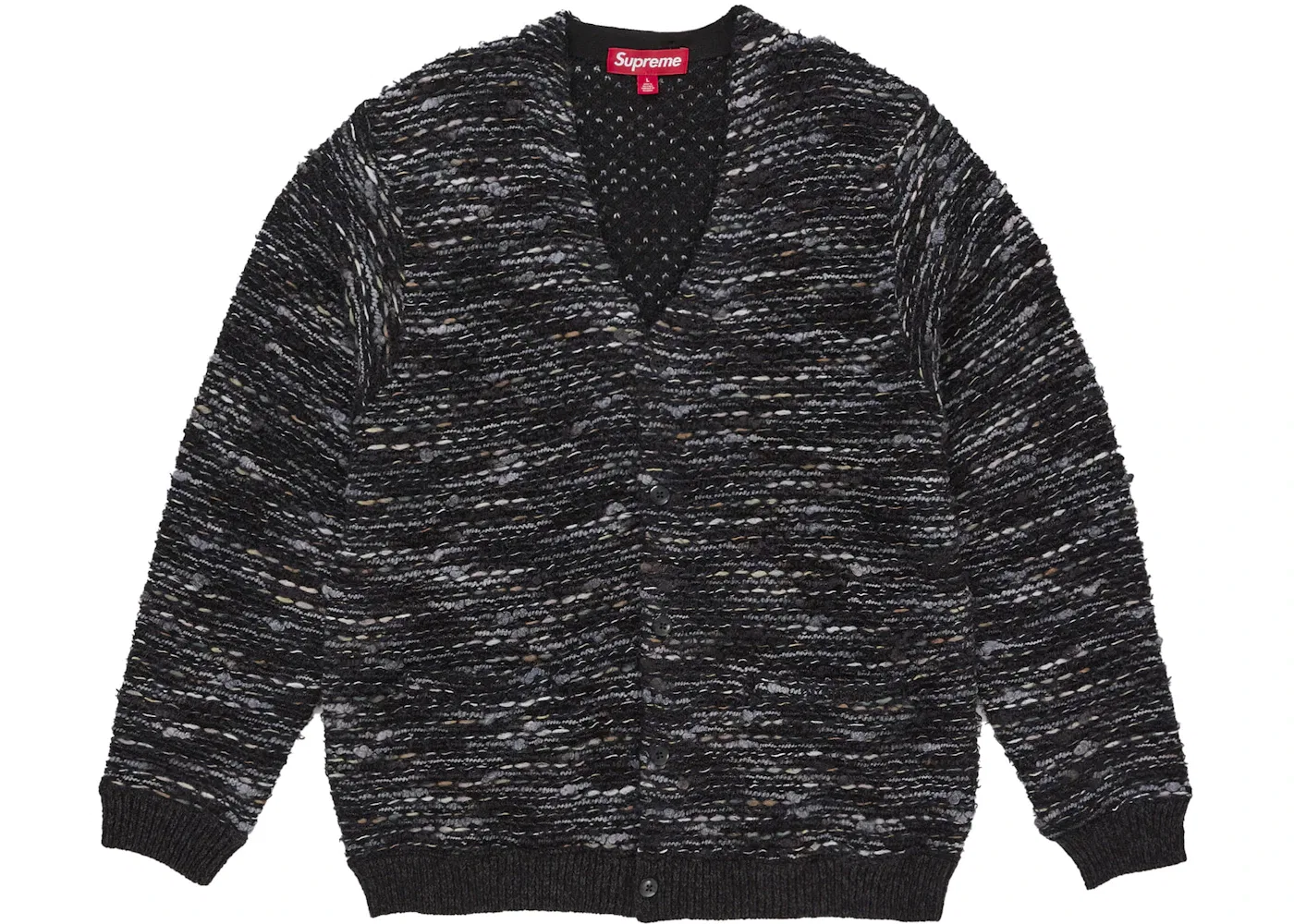 Мужской кардиган текстурный Supreme Cardigan, Black