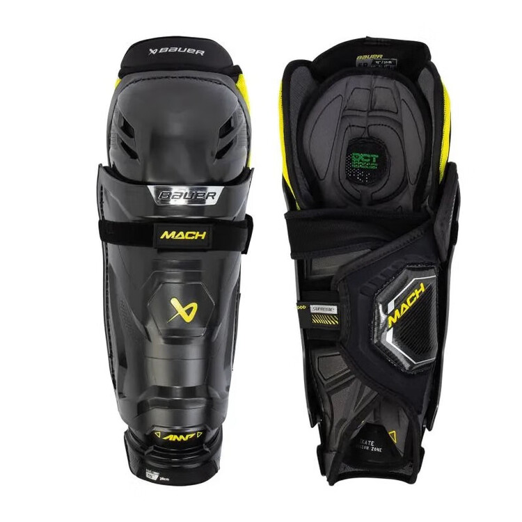 

BAUER Новый набор защитной экипировки MACH Youth Competition-Grade для хоккея: нагрудник, щитки и налокотники, щитки 38 см