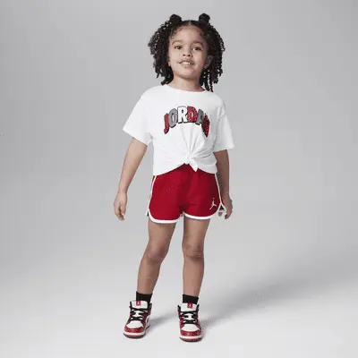 

Шорты Jordan Jumpman Twinkle Toddler French Terry Shorts Set, цвет Gym Red