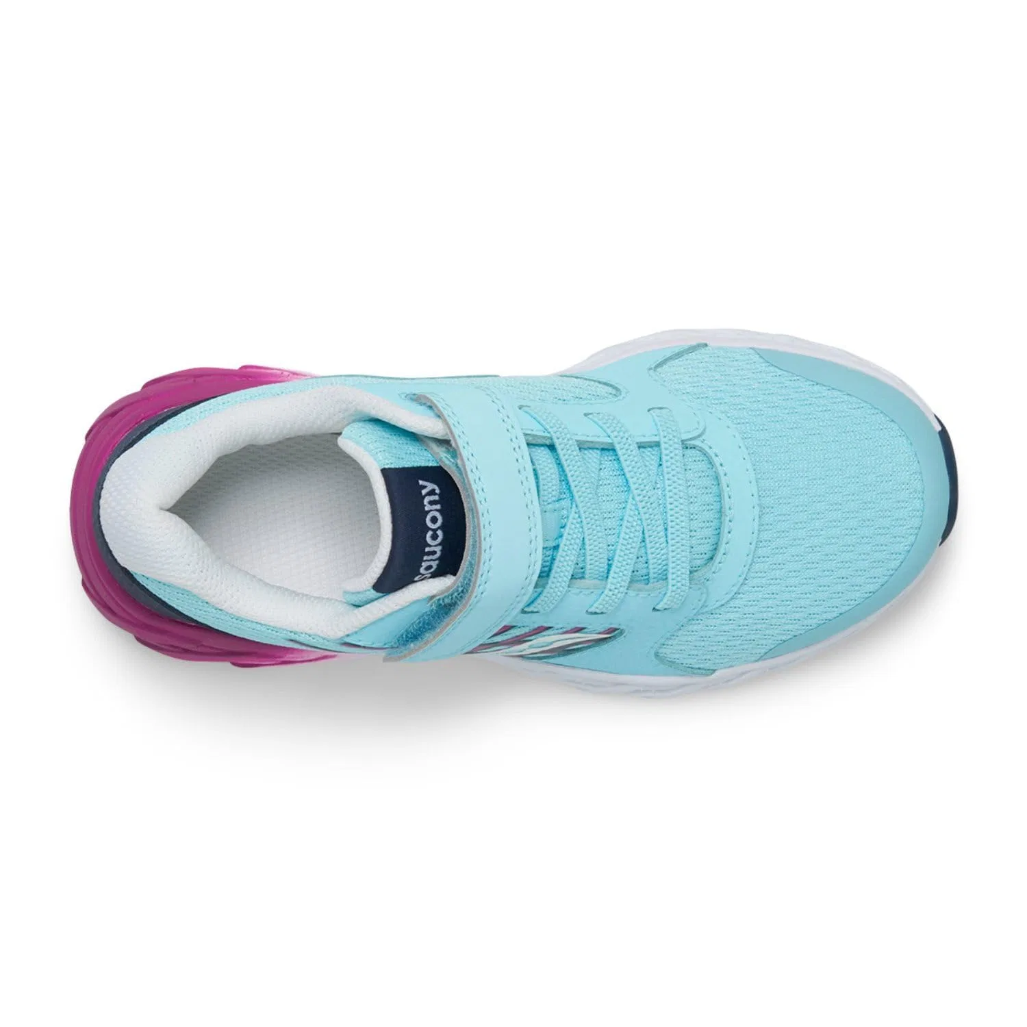 Детские кроссовки для мальчиков комбинированные Saucony, Pink Blue — фото 2