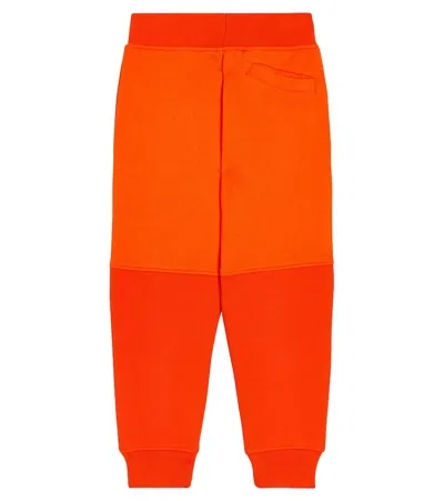 Детские спортивные брюки из хлопка Kids Ekd Cotton Joggers Burberry, Scarlet Orange — фото 2