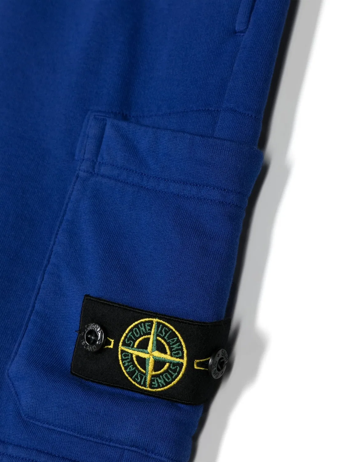 Stone Island Шорты-карго Compass в электрическом синем цвете — фото 2
