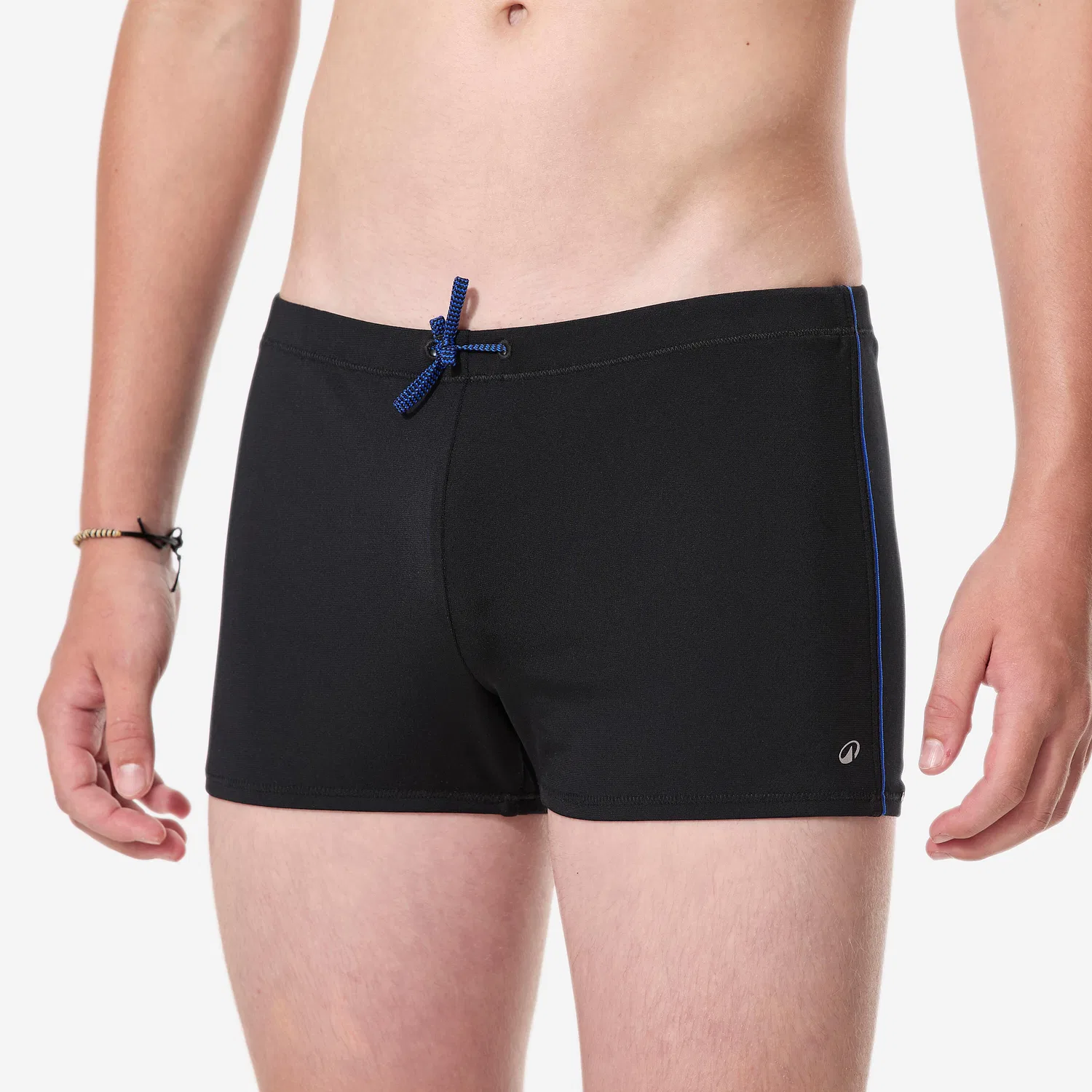 Детские плавки для мальчиков с высокой хлорстойкостью 100 Plus Decathlon, Graphitschwarz Indigoblau