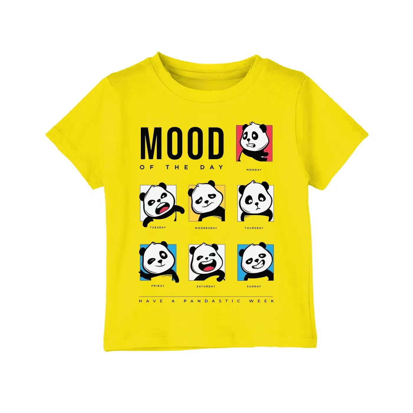 Футболка с принтом Mood of the day Yoo Street, желтый
