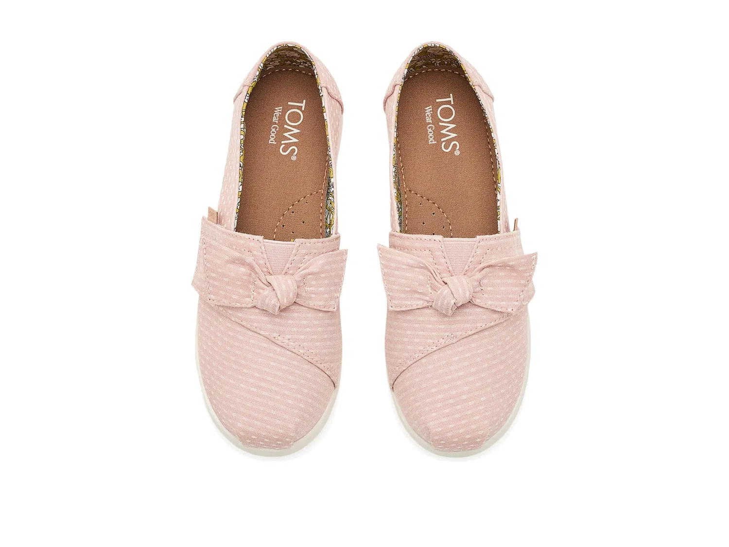 Кроссовки Alpargata Classic (для маленьких и больших детей) Toms Kids, Beige/Khaki — фото 3