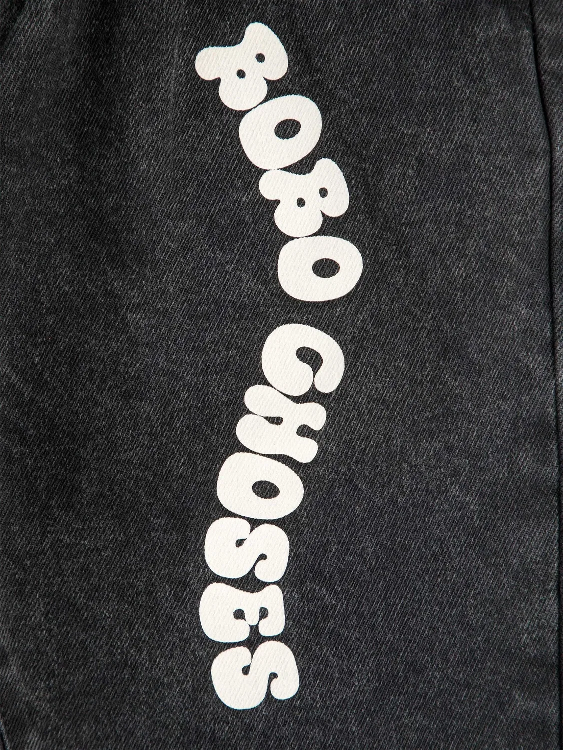 Джинсы из органического хлопка для мальчиков Bobo Choses, черный — фото 4