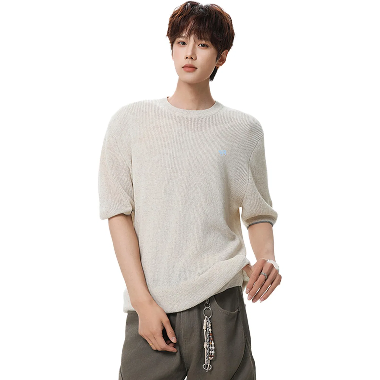 Детский свитер с круглым вырезом Thin Straight Fit Knitwear Unisex WARRIOR — фото 3