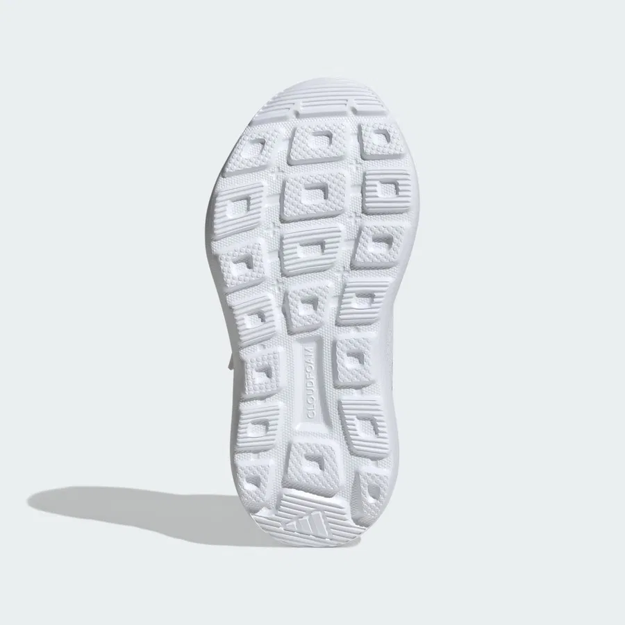 Детские кроссовки с липучками Fortarun 3 Shoes Kids adidas, Бело-розовый — фото 4