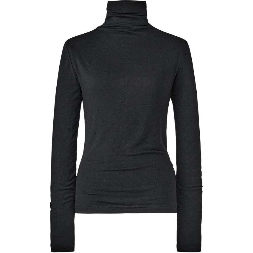 Женская футболка с водолазкой C Collection, UNIQLO, Black