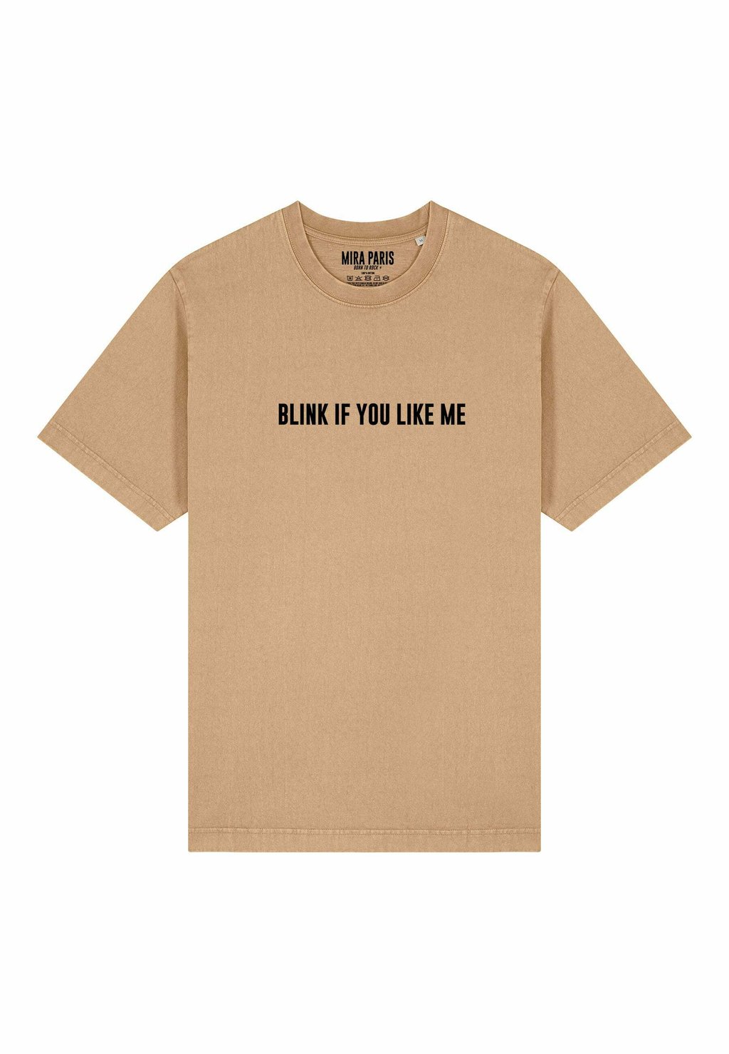 

Футболка с принтом FOLLOW YOUR HEART PRINT HEAVYWEIGHT Mira Paris, бежевый